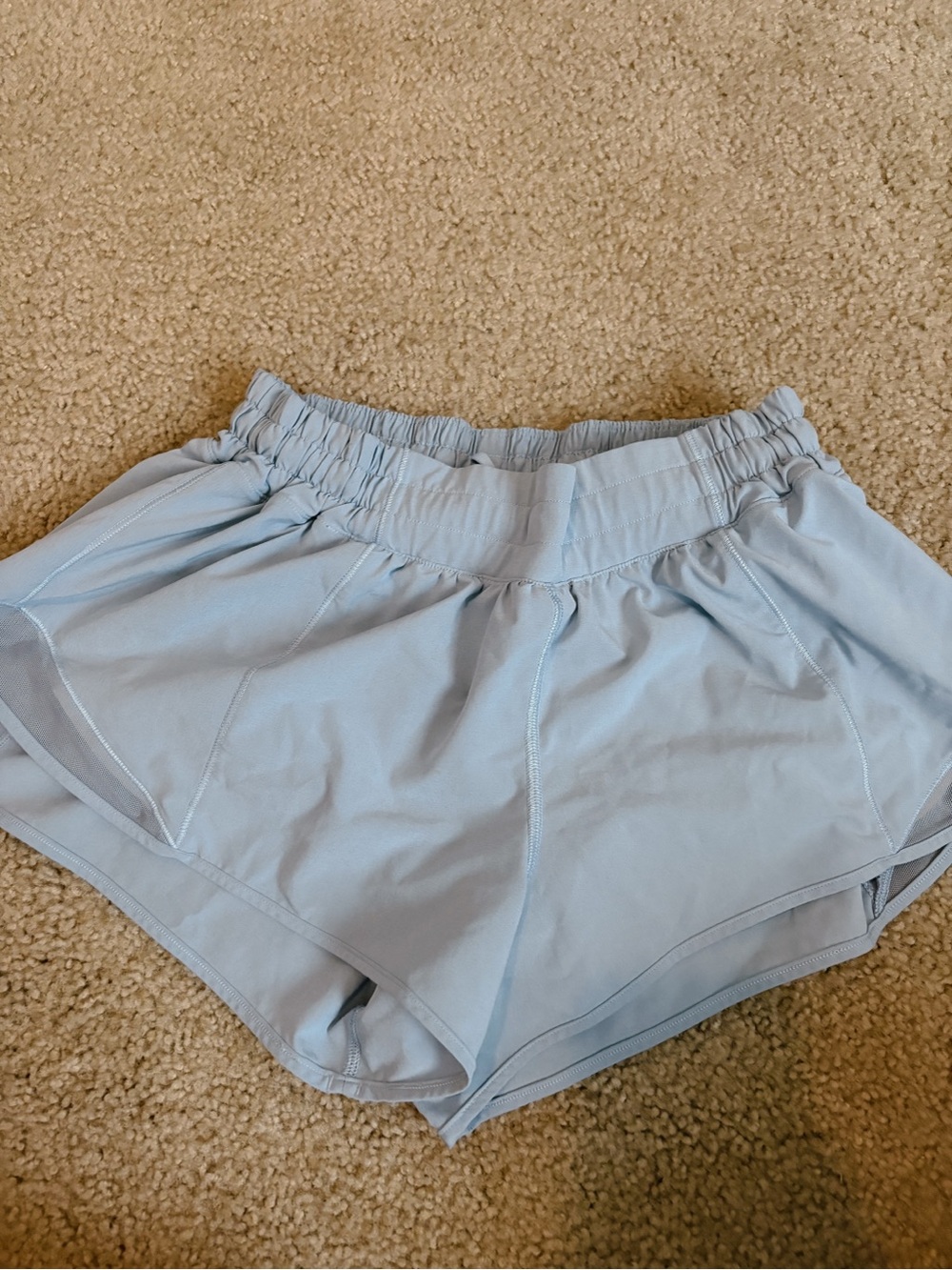 lululemon athletica Light Blue Women's Athletic Shorts